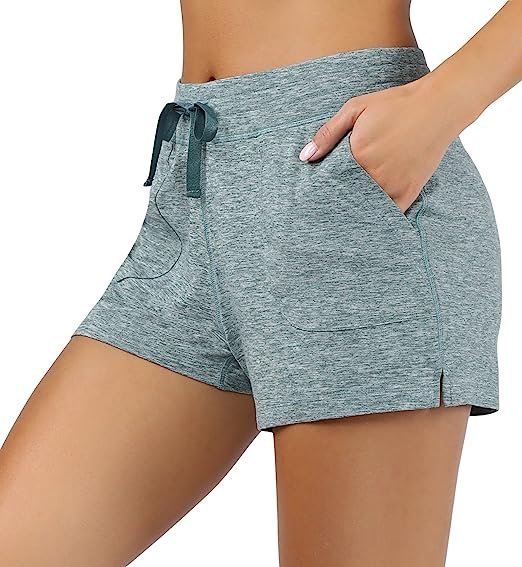 Lightweight Lounge Shorts - Casual Summer Jersey Shorts for Women