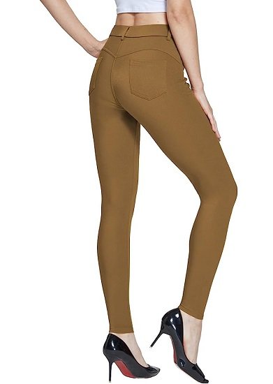 Women's formal pants, elastic sleeves, leggings, tight work pants