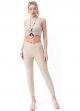 Women's elastic tight fitting formal pants in Mickey color