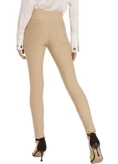 Ladies casual work dress leggings leggings with pockets