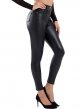 Women's imitation leather leggings High waist leather pants Elastic Leggings