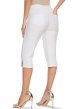 Ladies Cropped Wear Stretch High Waisted Navel Work Leggings with Pockets