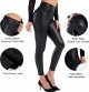 Women's imitation leather leggings High waist leather pants Elastic Leggings